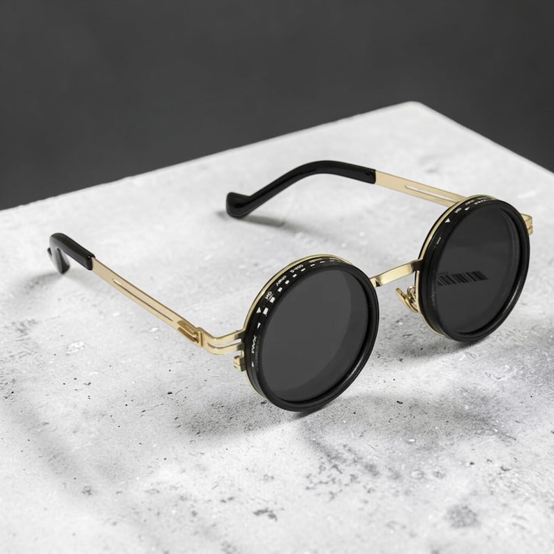 polarized round sunglasses, nd filter adjustable sunglasses, retro round sunglasses, punk style sunglasses, steampunk round glasses, uv400 outdoor sunglasses, gradient lens sunglasses, adjustable dimming sunglasses, fishing sunglasses polarized, anti glare sunglasses, circular frame sunglasses, unisex round shades, outdoor adventure sunglasses, vintage round eyewear, stylish polarized shades, retro fashion sunglasses, modern round sunglasses