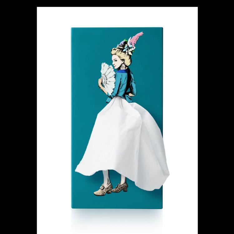 ladies dress tissue box Flying Skirt Tissue Box  soapandwaternewport