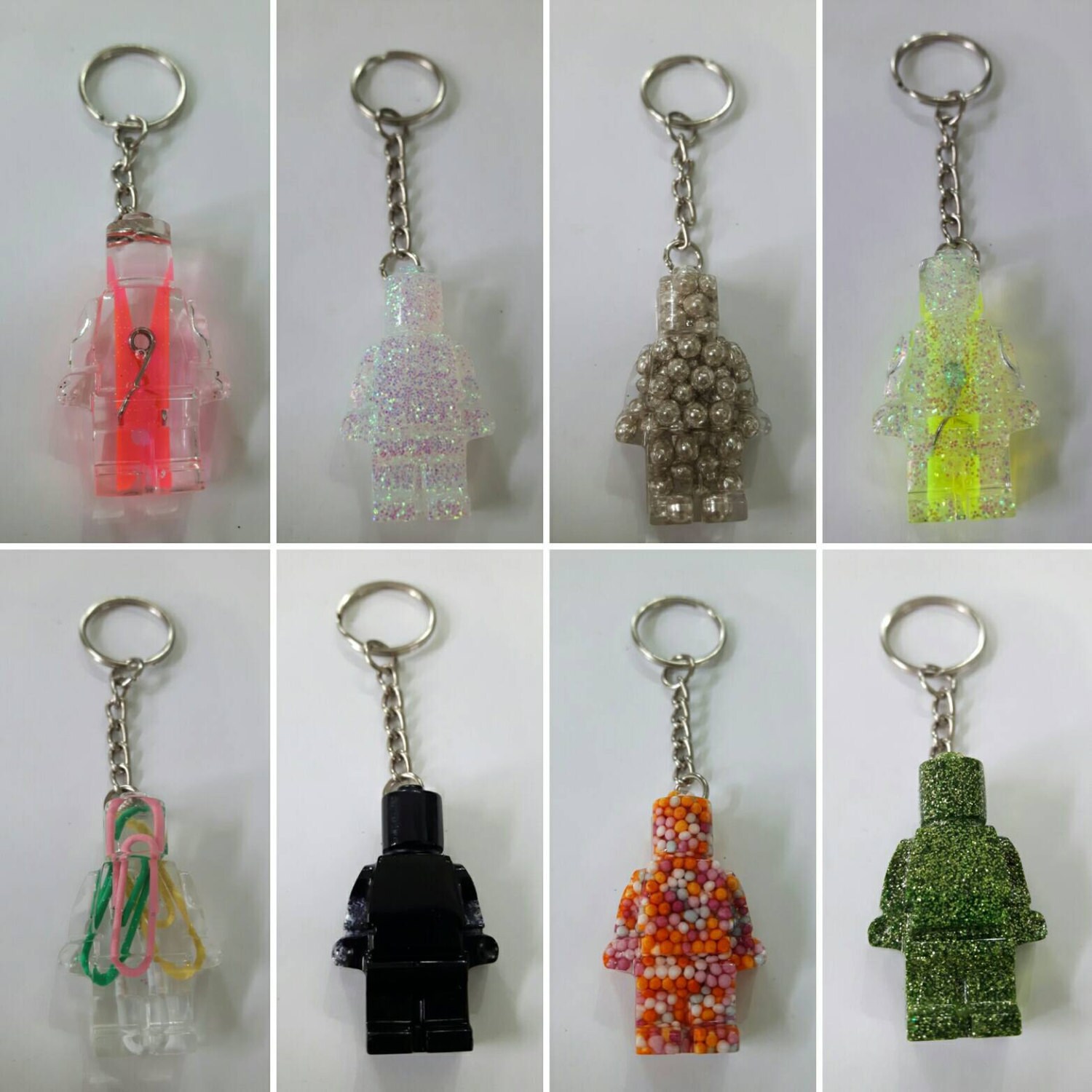 Robot Man Keyring Bag Charm Robot Keyring Robot Keychain Etsy UK