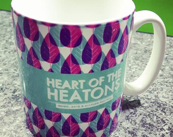 Heart Of The Heatons Festival mug: cup, drinks container