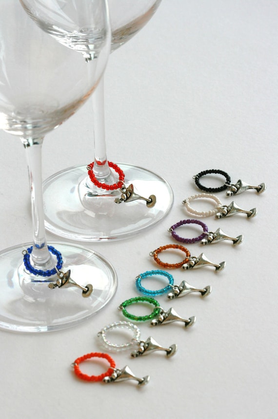 10x Wine Glass Charms, Charms For Wine Glasses