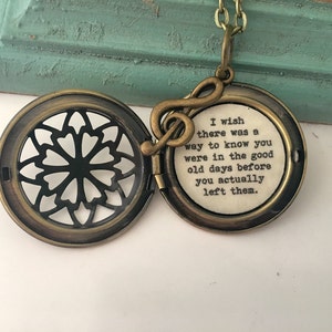 I wish there was a way to know you were in the good old days before you actually left them, Brass locket, The Office Show,  Andy the office