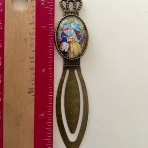 Beauty and the Beast bookmark, Princess Belle bookmark, literary gift image 5