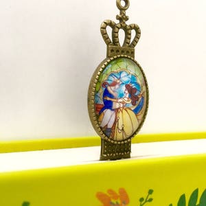 Beauty and the Beast bookmark, Princess Belle bookmark, literary gift image 2