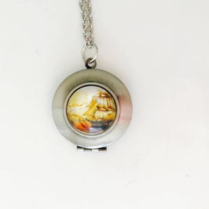 Ship Locket, We're the Masters of our own fate, we're the Captains of our own souls, lust for life, necklace, Lana del Rey image 3