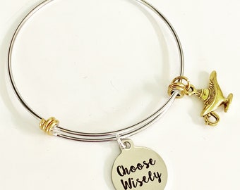 Aladdin Charm Bracelet, Choose Wisely, Magic Lamp Bracelet