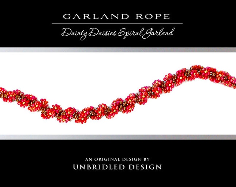 Garland Rope beaded PDF pattern image 2