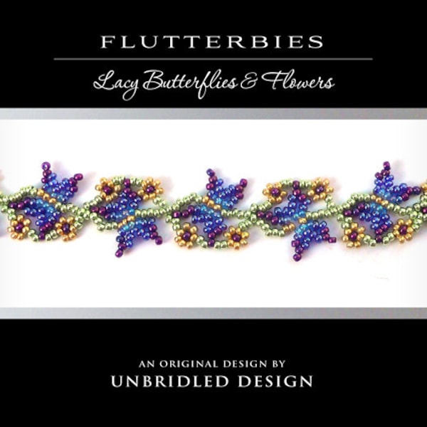 Flutterbies Beaded Butterflies PDF pattern