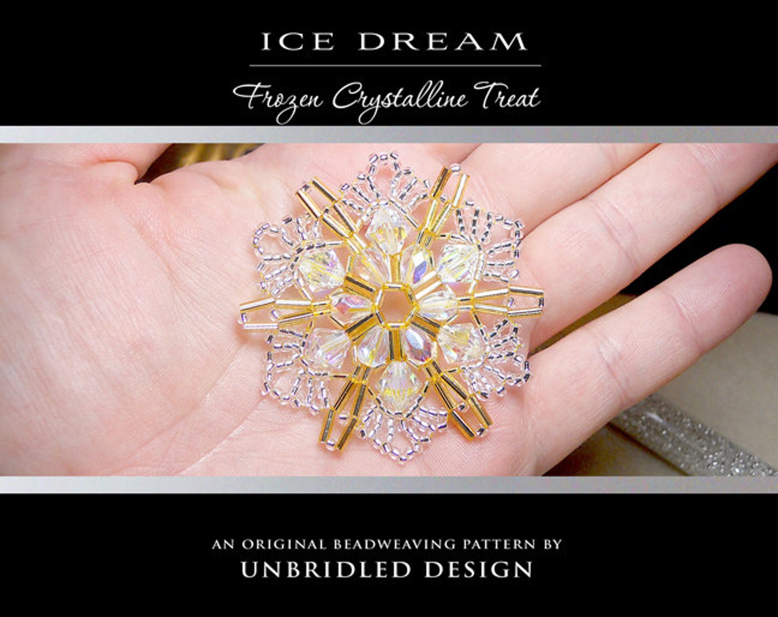 Ice Dream Beaded Snowflake Pdf Tutorial SAVE 30 Etsy