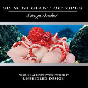 3D Mini Giant Octopus pdf beading pattern