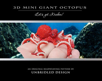 3D Mini Giant Octopus pdf beading pattern