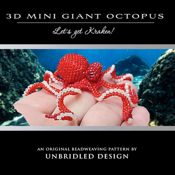 3D Mini Giant Octopus pdf beading pattern