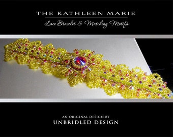 The Kathleen Marie Bracelet and Motifs pdf beading patterns bundle