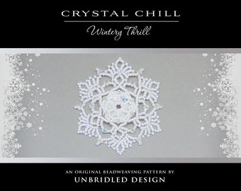 Crystal Chill beaded snowflake pdf pattern