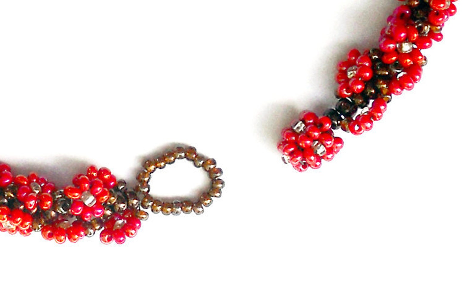 Garland Rope Beaded Flower Spiral PDF Pattern Etsy