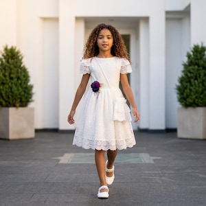 White Teens Dress - Etsy