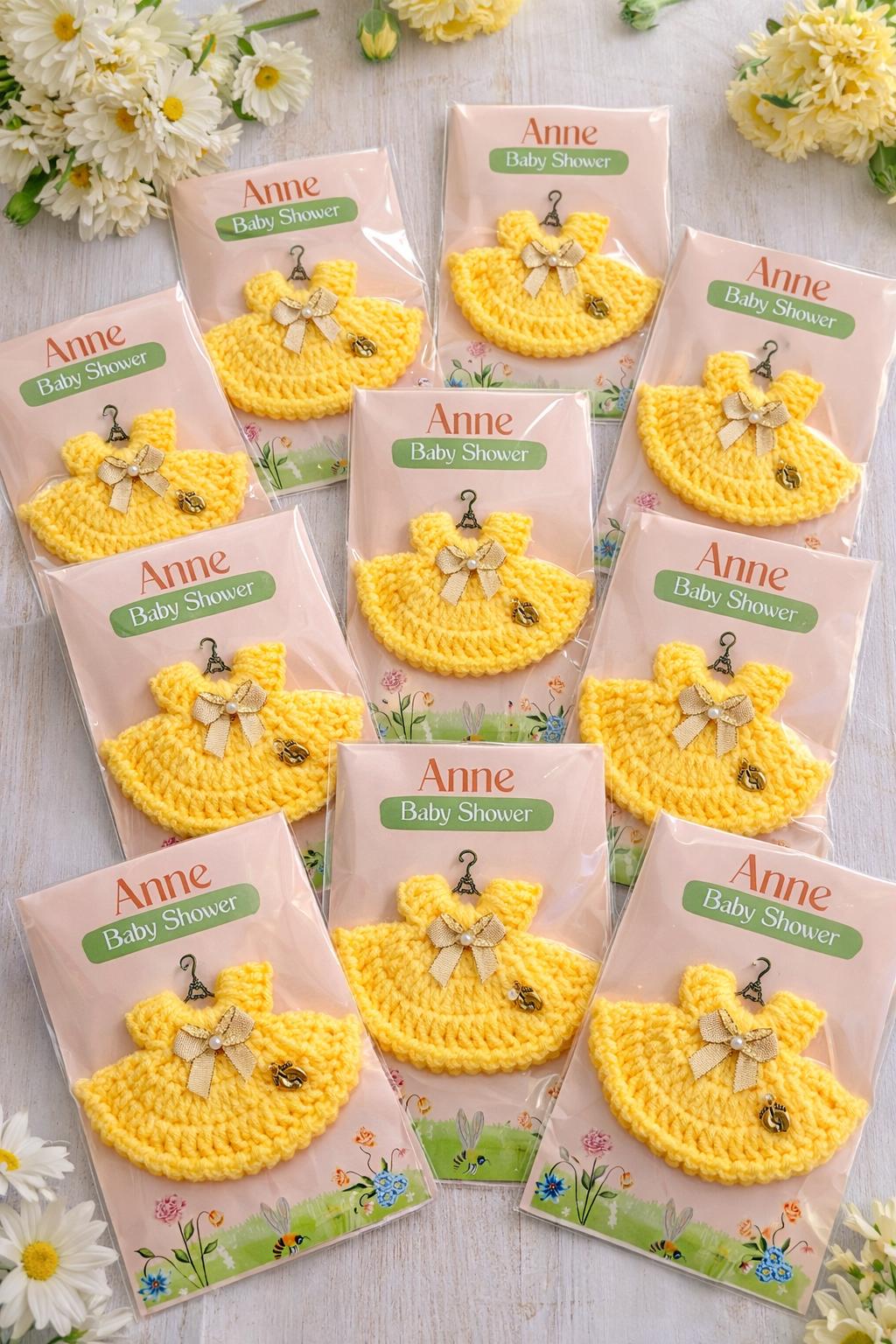 Sunny Yellow | Mini Crochet Baby Outfit | Handmade Baby Keepsake | Baby ...