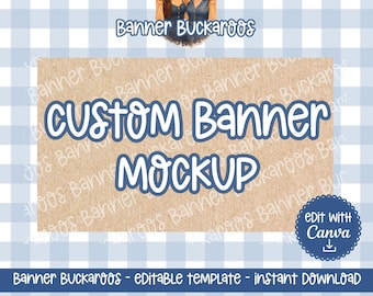 Custom Party Banner Template – Personalized Canva Design (Digital Download)