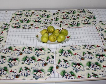 Wrendale Designs Set Of 4 Winter Woodland Christmas Napkins - View #10