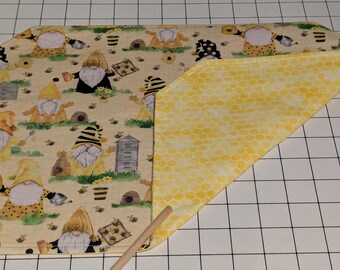 Manteles individuales reversibles con forma de panal de abeja (juego de 6)