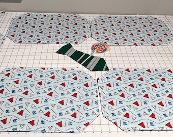 Reversible Boy Wizard Placemats (Set of 6)