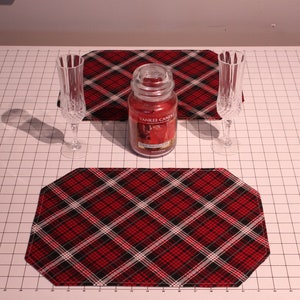 Reversible Christmas Scottie Placemats Set of 2 image 2