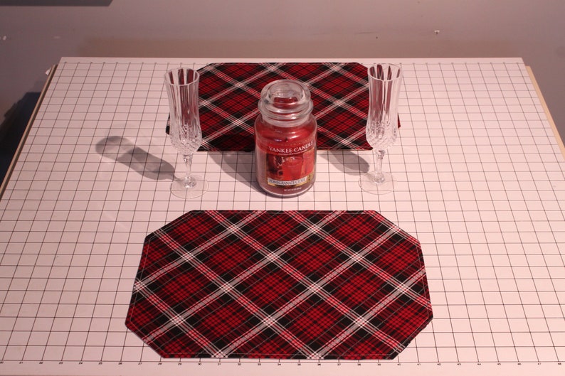 Reversible Christmas Scottie Placemats Set of 2 image 2