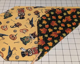 Reversible Steampunk Halloween Placemats (Set of 6)