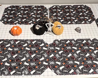Reversible Halloween Placemats (Set of 6)