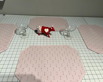 Día de San Valentín reversible/Día de San Patricio (juego de 4)