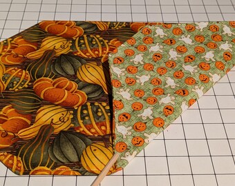 Reversible Squash and Ghosts Placemats (Set of 2)