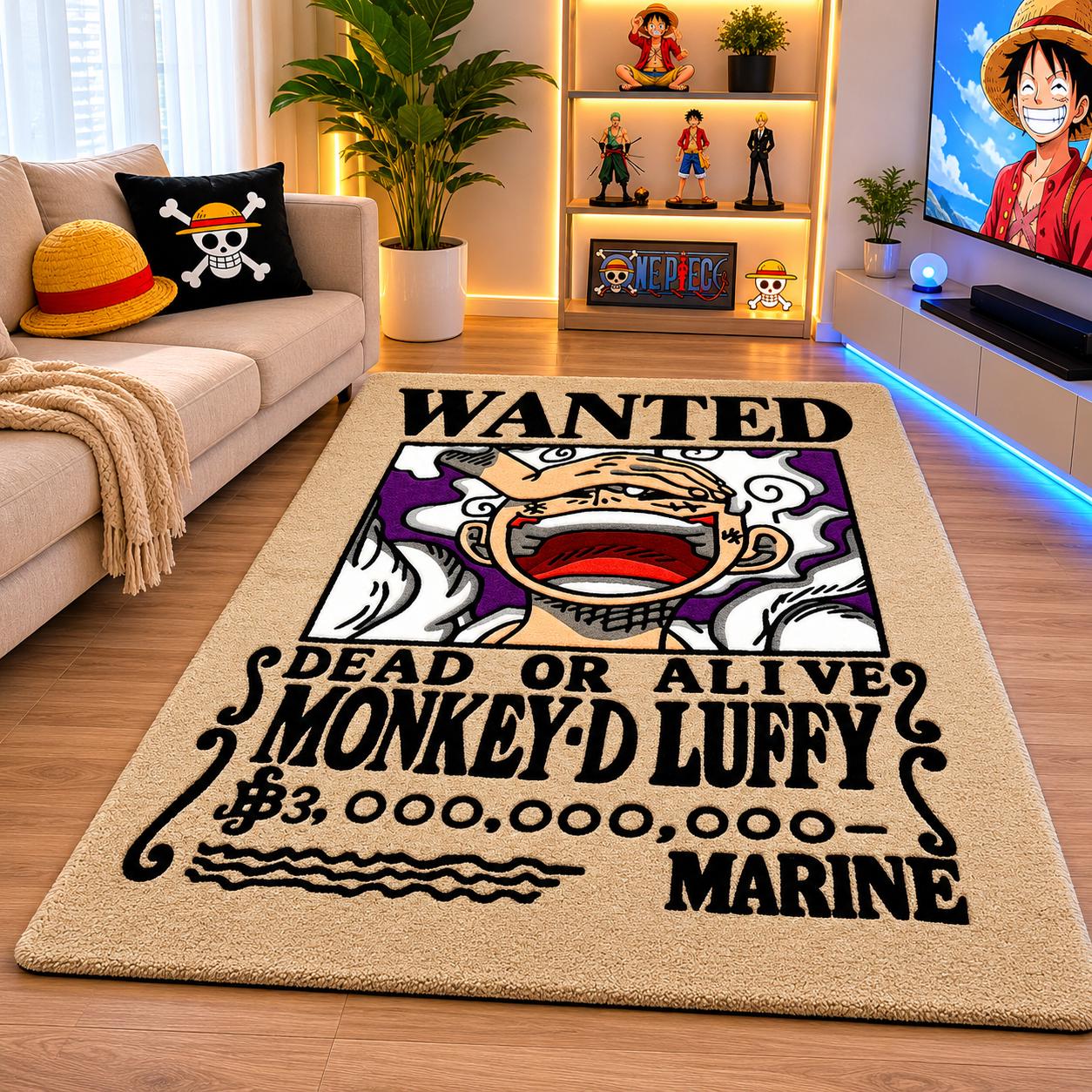 One Piece Wanted Poster Rug - Etsy Canada