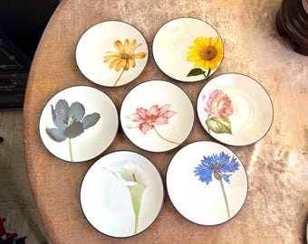 Vintage Noritake Stoneware 8341 “desert Flowers “ Made in Japan 6