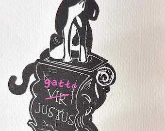 Kot niekatolicki, linoryt