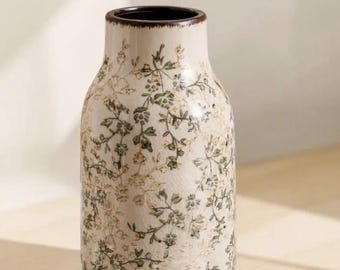 Jarrón de cerámica hecho a mano | Jarrón floral para el hogar