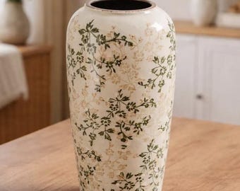 Jarrón de cerámica hecho a mano I Jarrón floral para el hogar