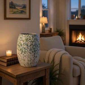 Handgemachte rustikale Keramikvase I Vase für Häuser