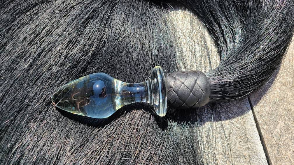 Pony tail but plug DOUBLE Thick horse hair 30 COLOR Etsy