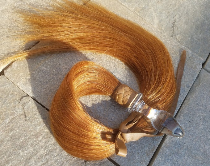 Butt plug tail Horse Hair COLOR OPTIONS.