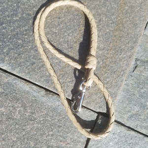 Lanyard Braided Fine Leather