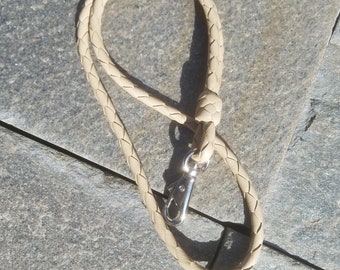 Lanyard Braided Fine Leather