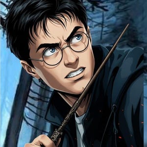 Harry Potter sticker Variations. (Vinyl options Available)