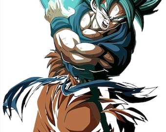 Goku stickers sheet. (Vinyl options available)