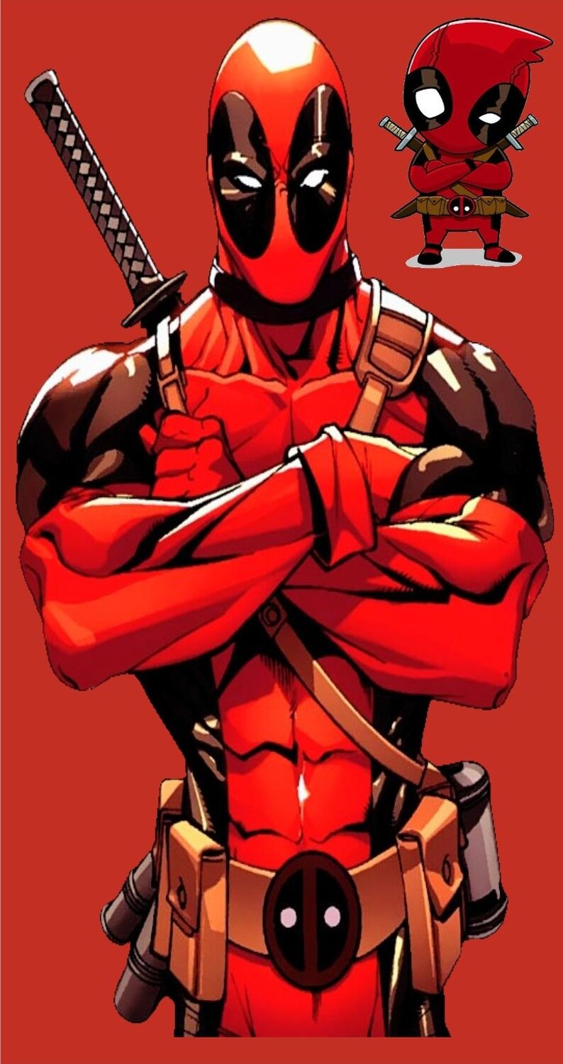 Deadpool Stickers Sheet. (vinyl Options Available) - Etsy