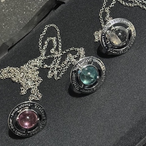 Silver Plated Vivi Nana Big Saturn Orb Necklace 70cm Opium Vintage Steel V.W