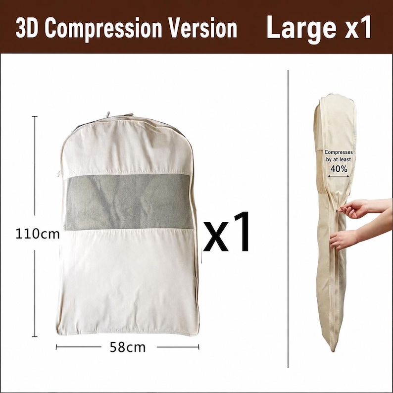 Personalized Cotton Garment Cover, Breathable Pure Cotton Dust ...