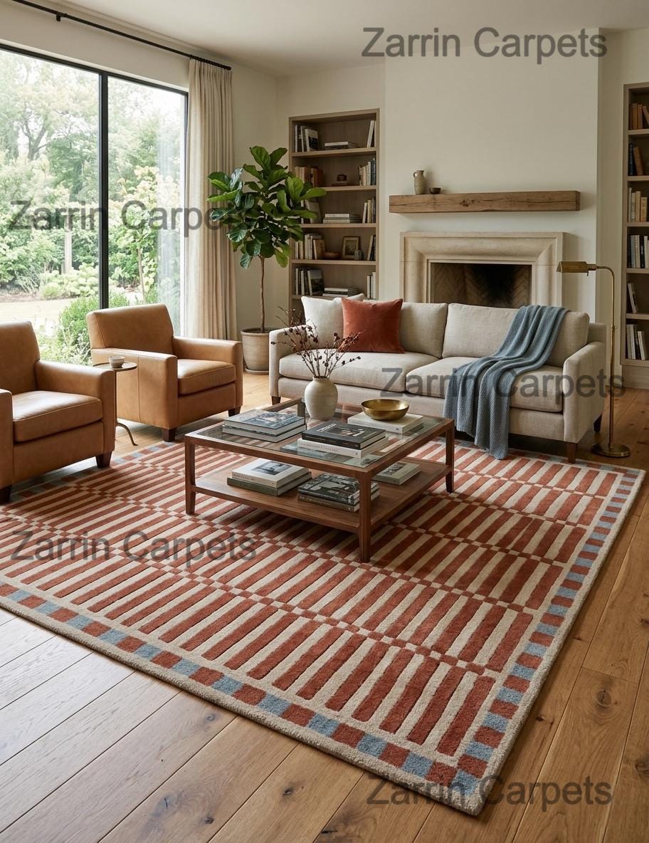 Mid century rug - Etsy 日本