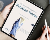 Digital Cleaning Home Management & Checklist, Printable Cleaning Goodnotes / Notion Household System, CollaNote Organization Rituals