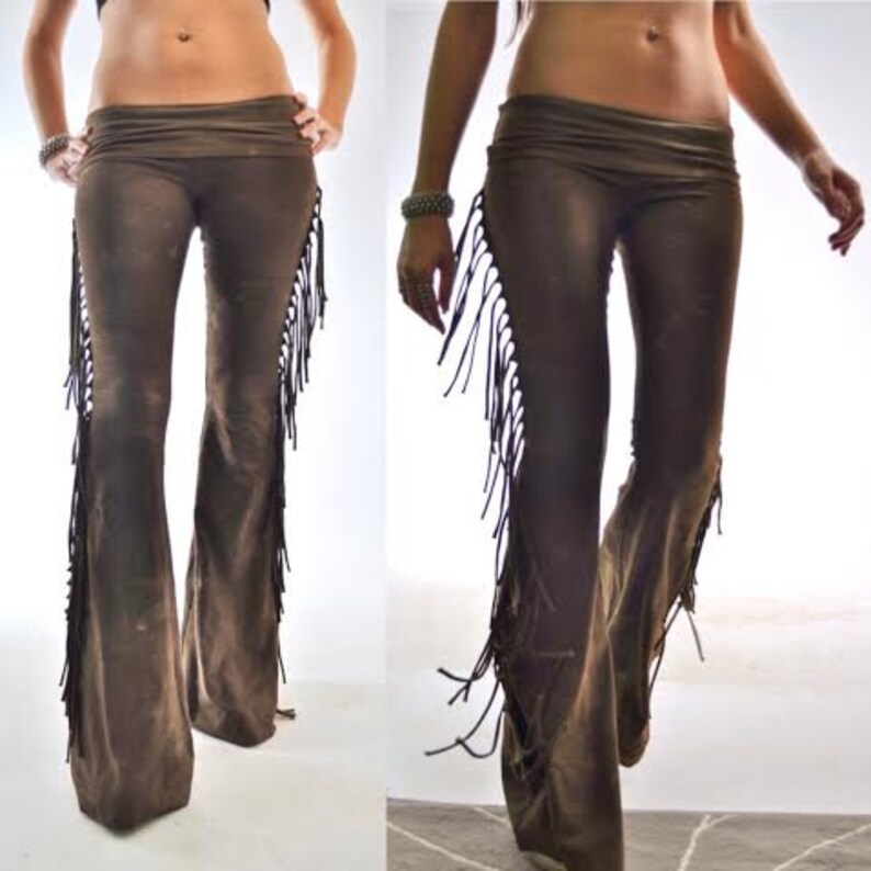 bell bottoms with fringe
