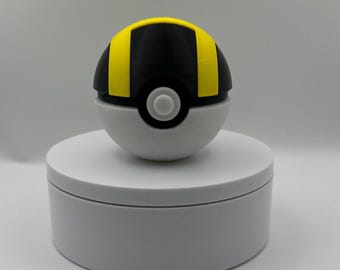 Monster Capture Orb – 3D Printed Battle Sphere Decor – Anime Inspired Gamer Room Display